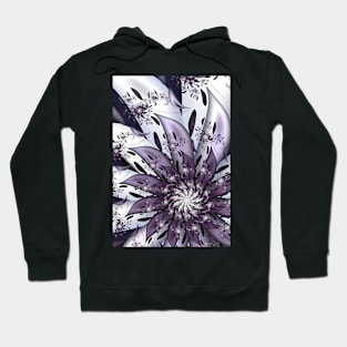 Pretty Purple Flower Hoodie